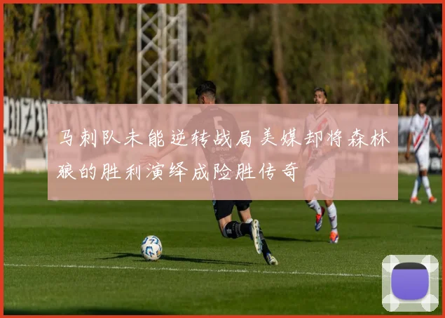 马刺队未能逆转战局美媒却将森林狼的胜利演绎成险胜传奇